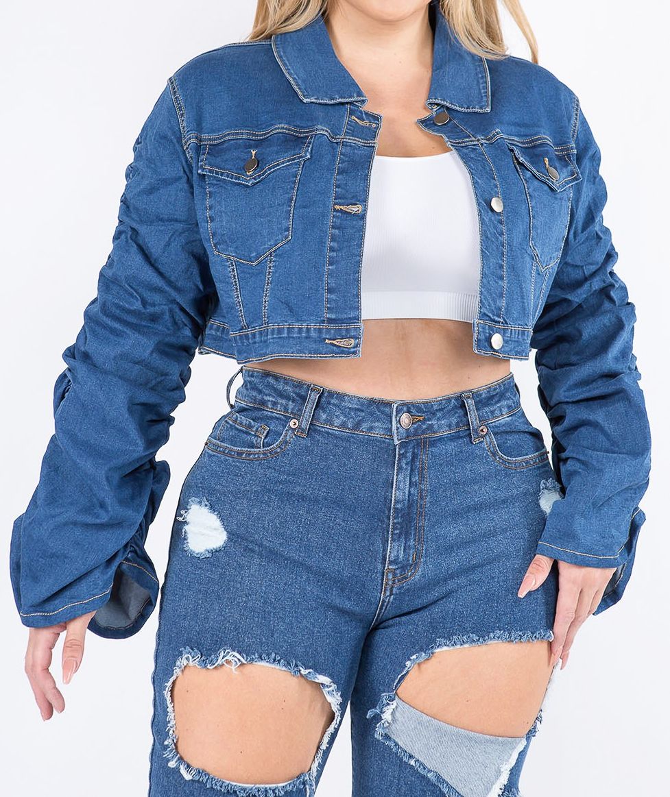 Cropped Denim Jacket